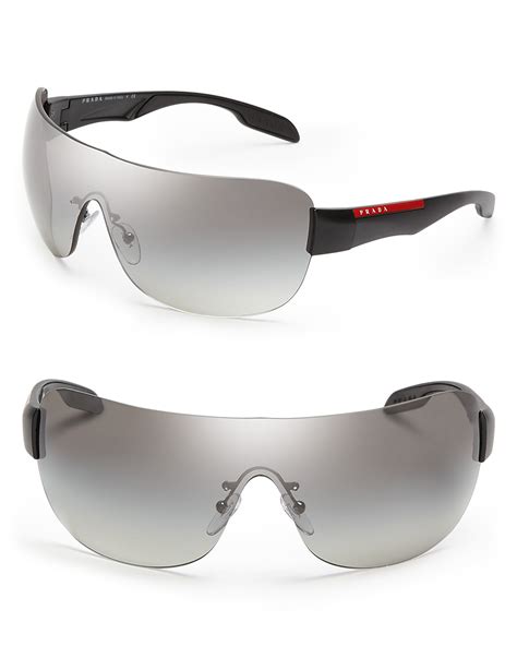 prada sport shield sunglasses|unisex prada sunglasses.